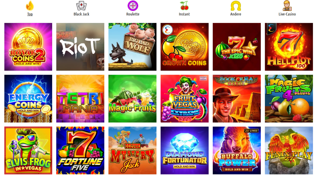 Lieblingsspiele finden Slots Live Crash